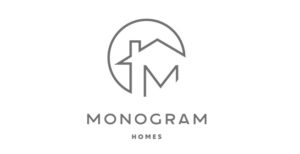 Monogram Homes logo with house-shaped M