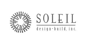 Soleil design-build company logo with sunburst