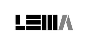 Stylized black and gray geometric logo